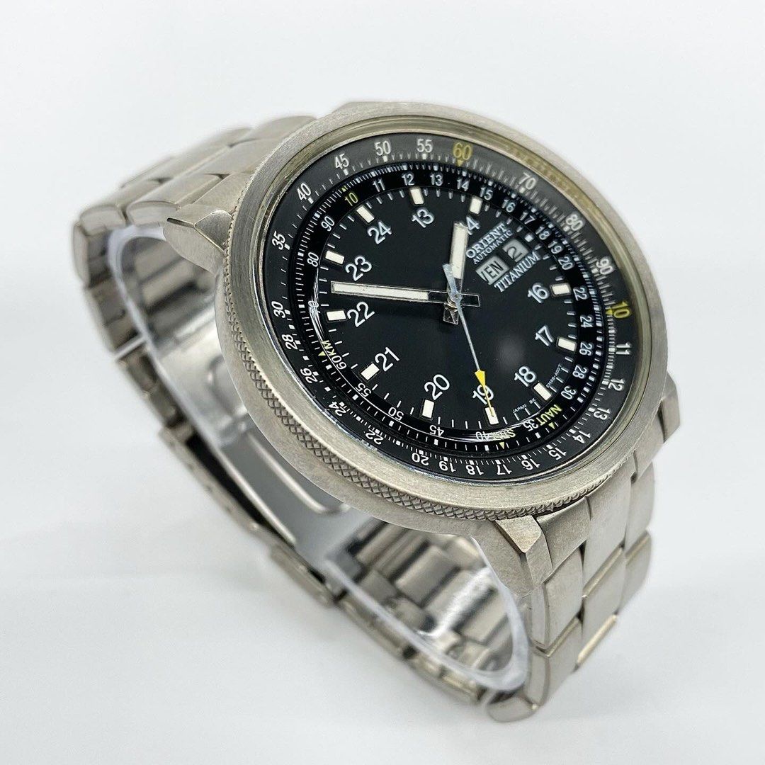 Slide Rule Orient Titanium Automatic Watch Orient Titanium Diver