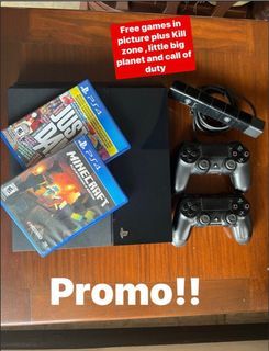 Original PS4 (PS Camera Bundle) with Two Games