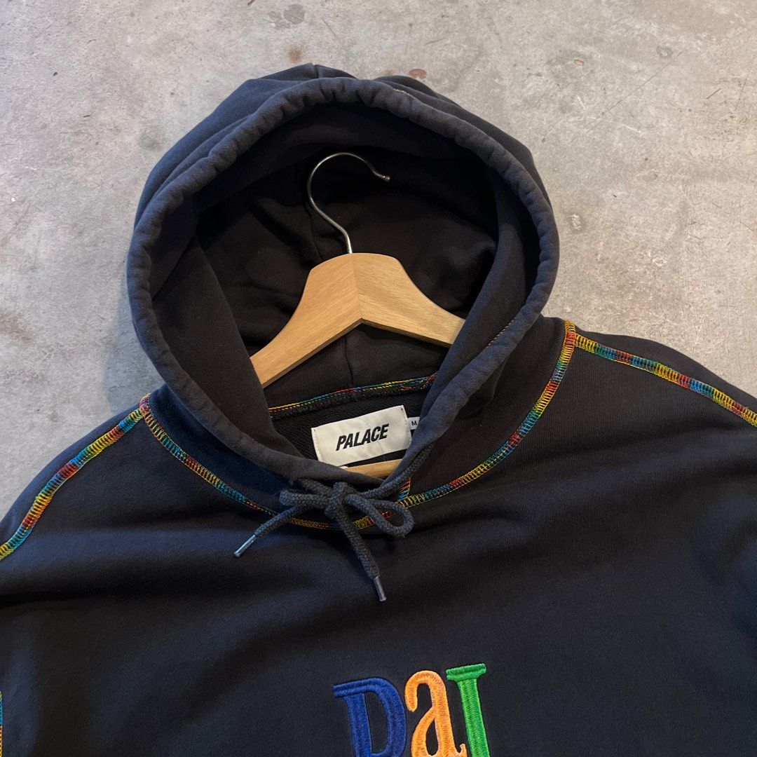 Palace hot sale rainbow hoodie