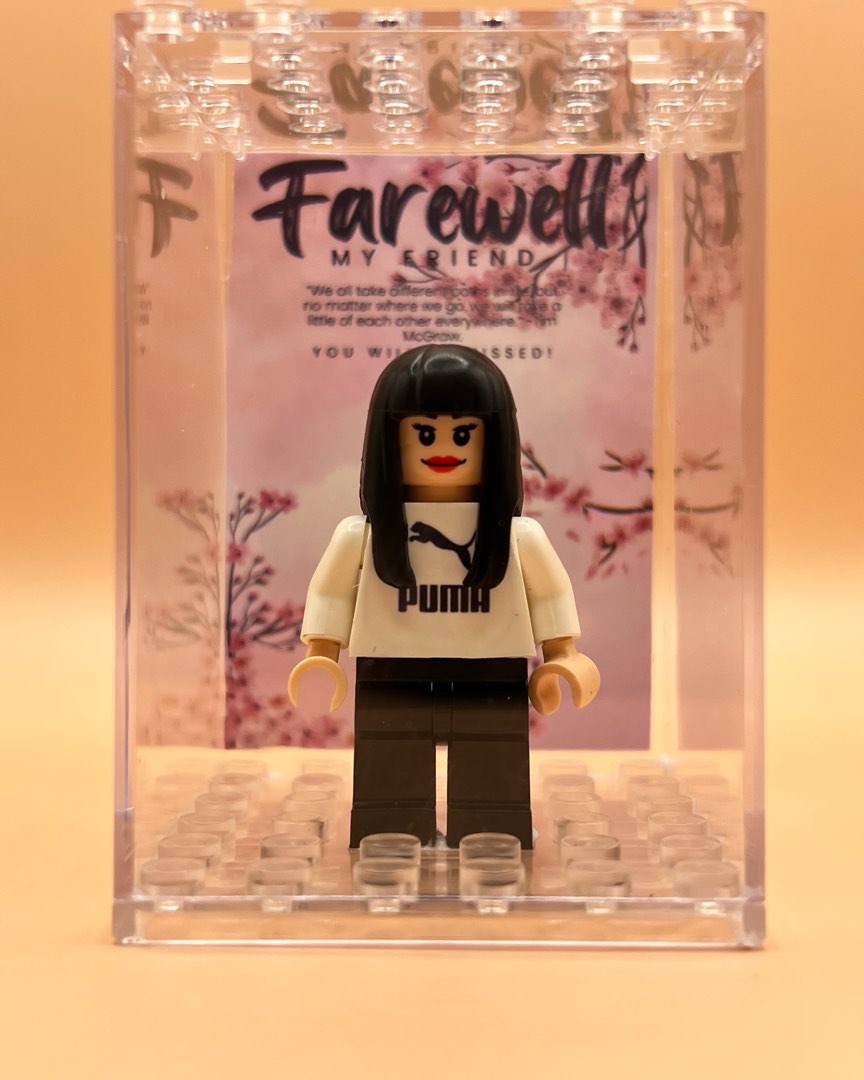 Personalised lego shop gift