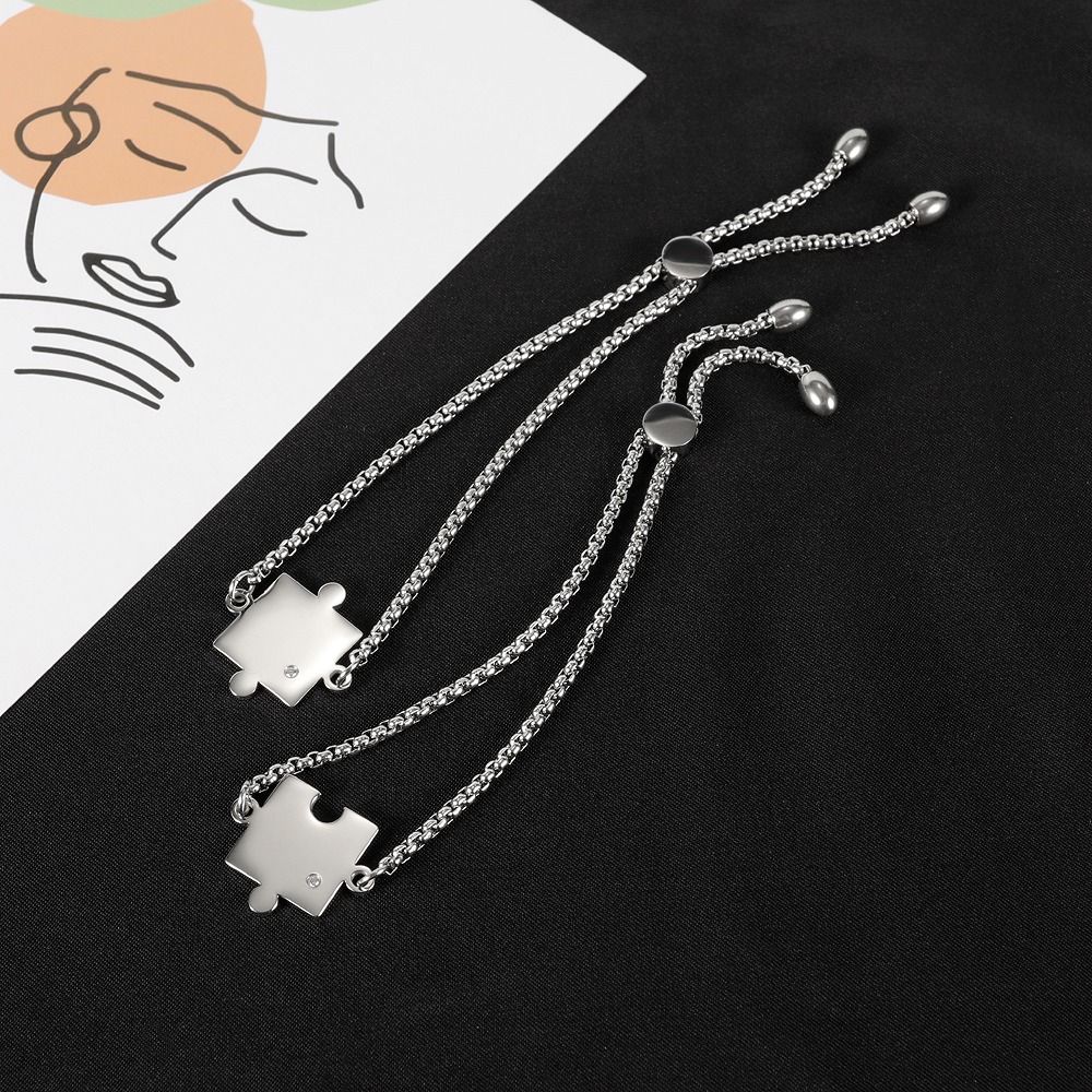 Puzzle piece bracelets shop
