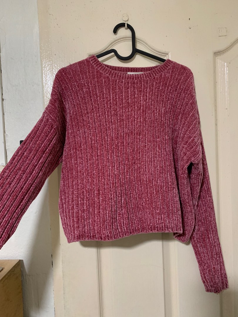 Purple and deals pink sweater