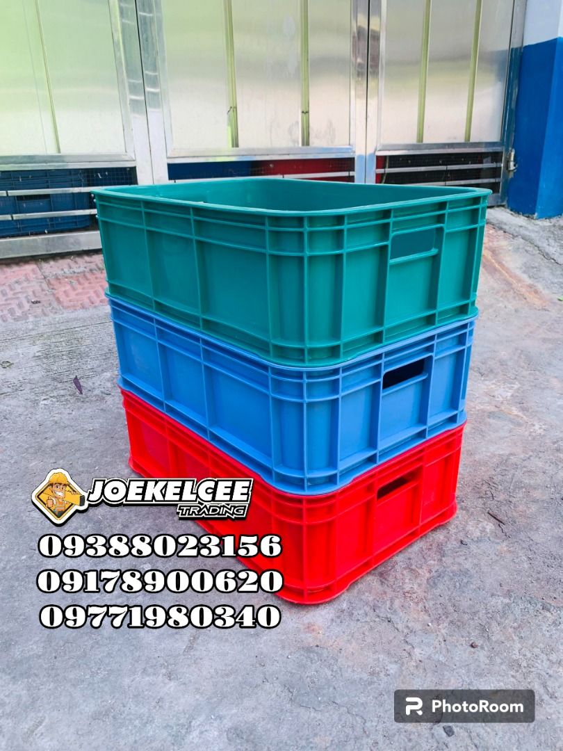 PLASTIC CRATES (Category: Storage Boxes & Baskets) located in Caloocan City. Submitted by Ava_broklyn8888 (Listing ID 1287225892, Image 1). Description: PLASTIC CRATES BASE CRATES OPEN HANDLE Pre order Minimum 20pcs .