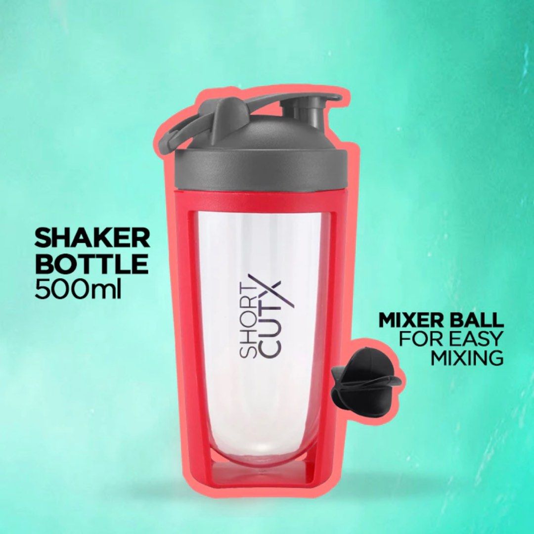 NEW Protein Shaker Bottle With Mixer Ball Protein Creatine