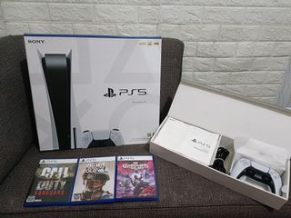 Ps5 disc ed. Complete with box and games