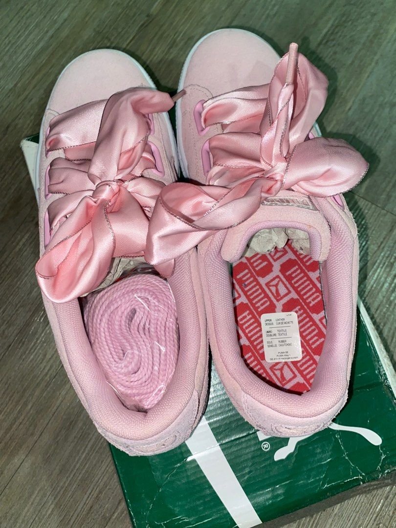 Baby pink puma shoes 2025