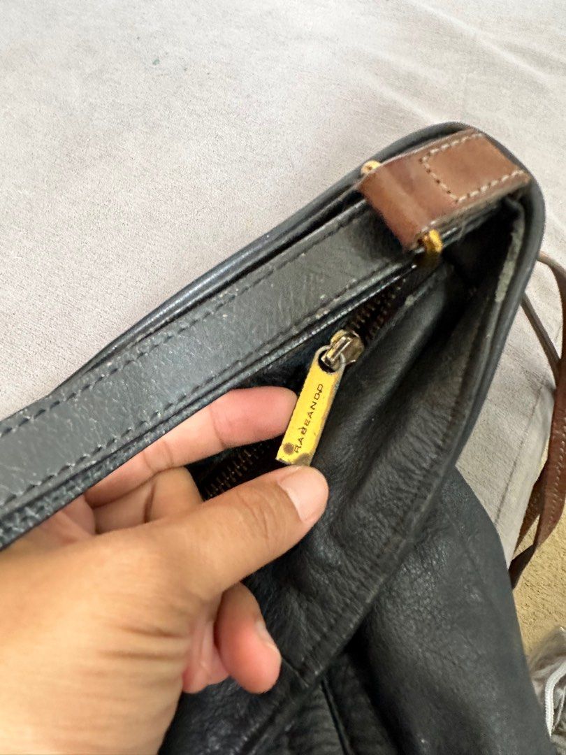 Rabeanco 3in 1 Hobo/Shouder/backpack bag (Category: Luxury Bags & Wallets) located in Manila. Submitted by mochii13 (Listing ID 1287175811, Image 3). Description: Well loved, one of my favorites bought at 250usd. Some flaws include missing zip handle (it got detached and don’t know where I put it) and signs of usage.