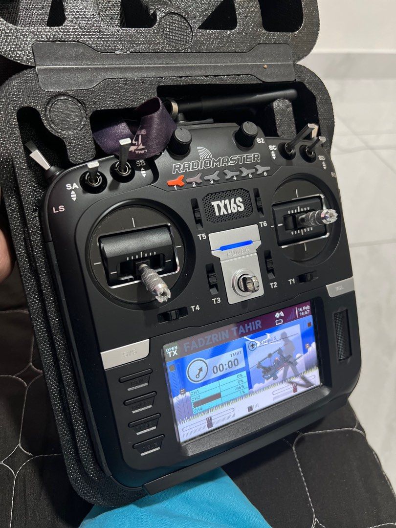 RadioMaster TX16S Hall Sensor Gimbals 2.4G 16CH Multi protocol RF System OpenTX Mode2 Transmitter