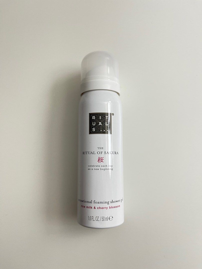 Rituals body foam (sakura) 50ml (Category: Bath) located in Makati City. Submitted by kikayqueen (Listing ID 1287296209, Image 1). Description: Body foam.