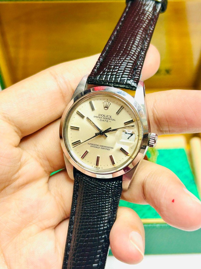 ROLEX Oyster Perpetual 15000 Date 34mm Automatic Watch Nice