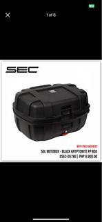 SEC topbox 50l top box 50 liters original sec