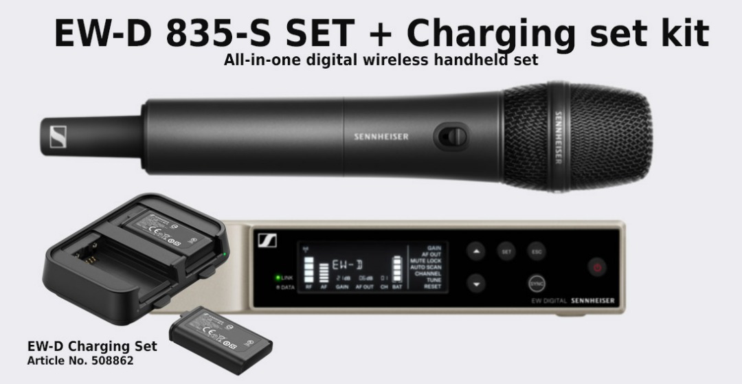 Sennheiser EW-D Evolution Wireless Digital System With 835-S