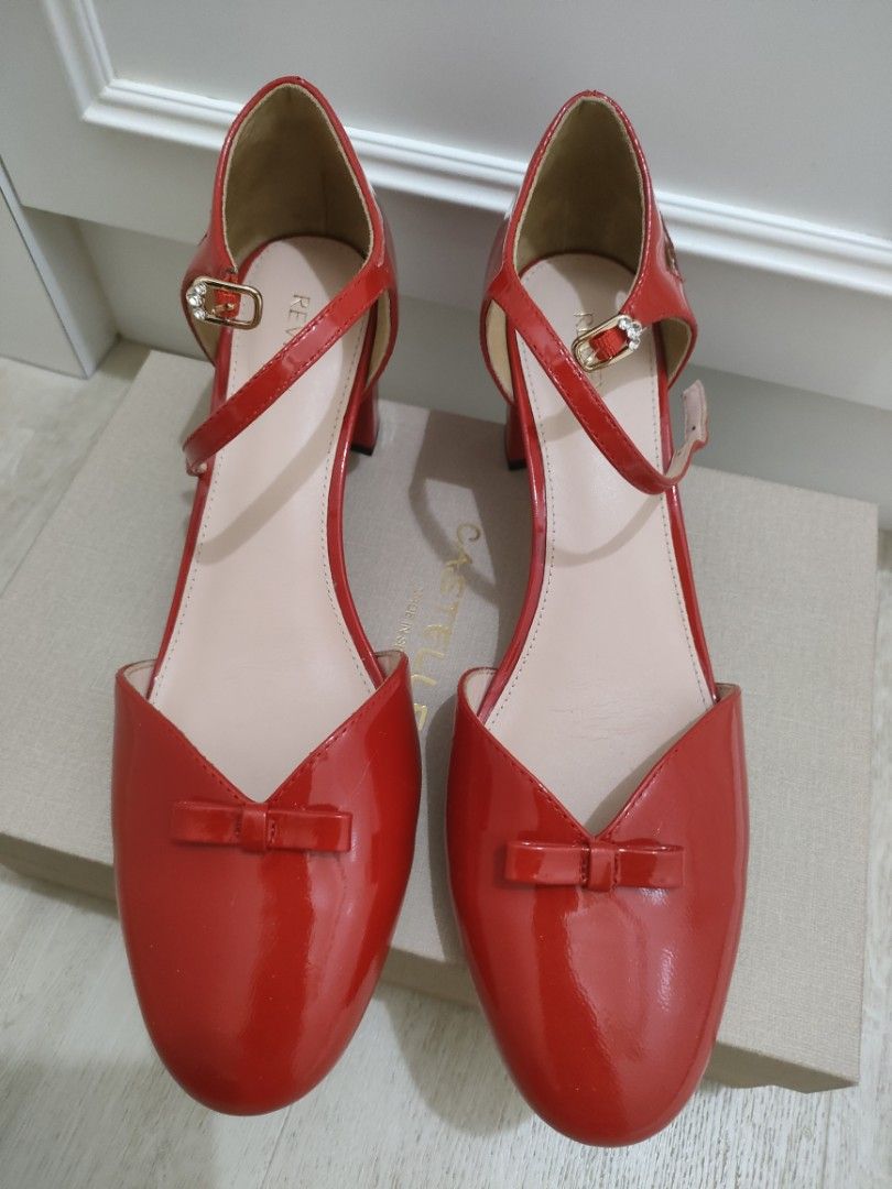 Sexy red flats sales