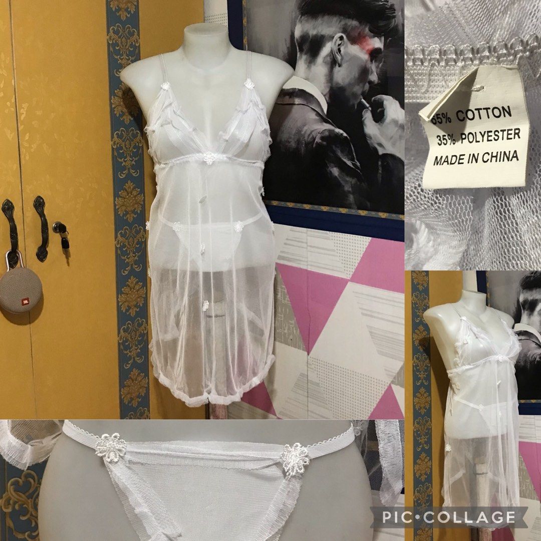 Sexy white Lingerie Set, Women's Fashion, Undergarments & Loungewear on  Carousell