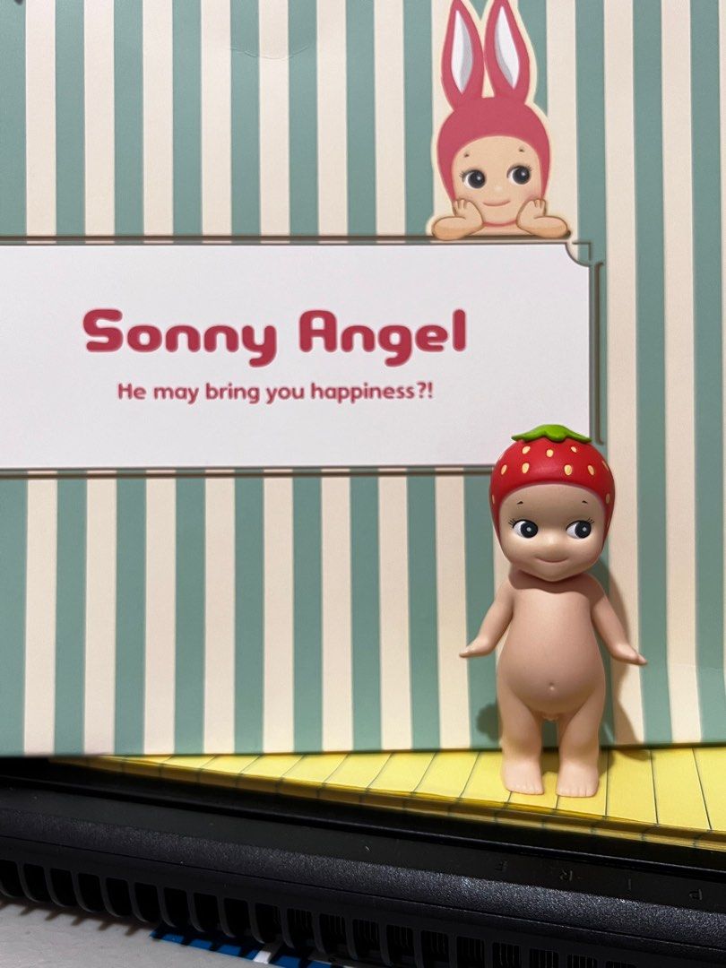 Sonny Angel Fruit Series Strawberry (Category: Designer & Blind Box Toys) located in Baguio. Submitted by n2than (Listing ID 1287251714, Image 1). Description: - w/ bnf - fresh pull! (yesterday) MOP: GCash MOD: J&T or LBC, can meetup Baguio dm for more pics/details! had to change price andami nag-ooffer 😭.