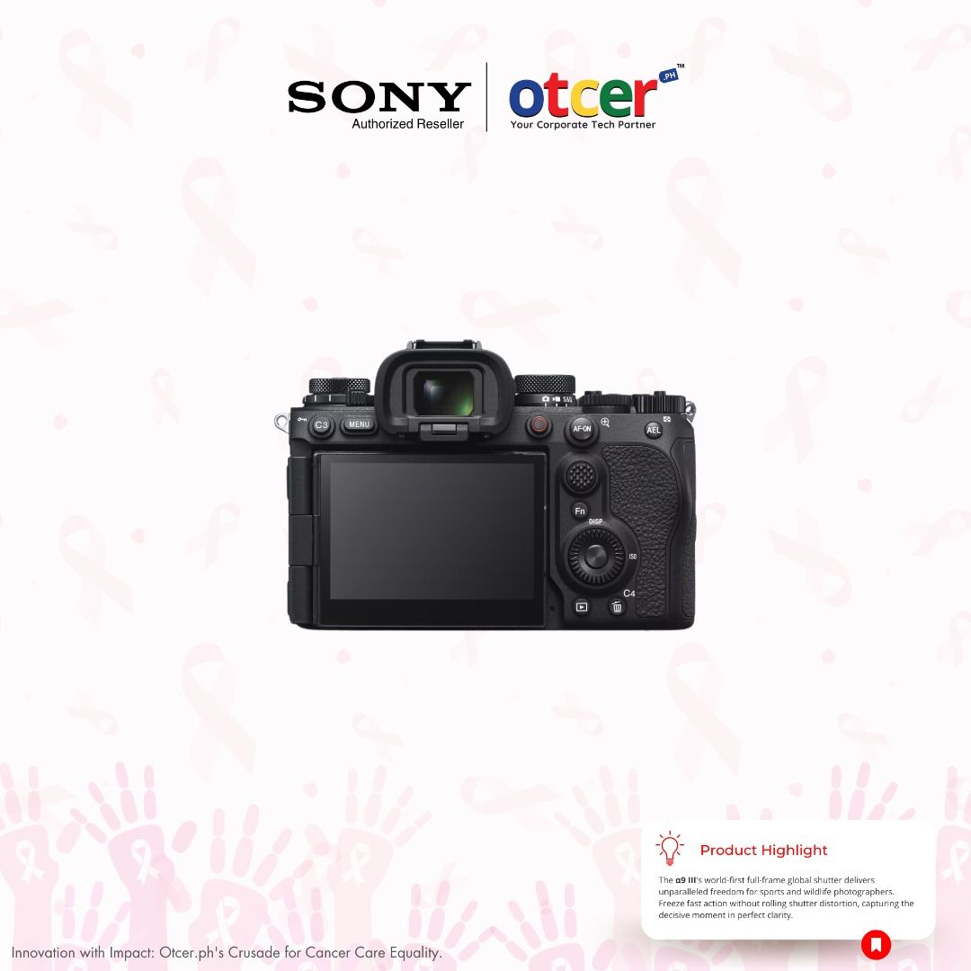 Sony α9 III (Category: Cameras) located in Pasig City. Submitted by otcer.philippines (Listing ID 1287275916, Image 2). Description: The world slows down when your focus intensifies. The Sony α9 III eliminates distractions, so you become one with your subject. Experience this immersive connection for Php 349,599.00. Visit https://otcer.ph, reach us on +63 919 839 9123 or e-mail: sales@otcer.ph. #SonyA9III #OtcerPh #photography #flowstate #immersi