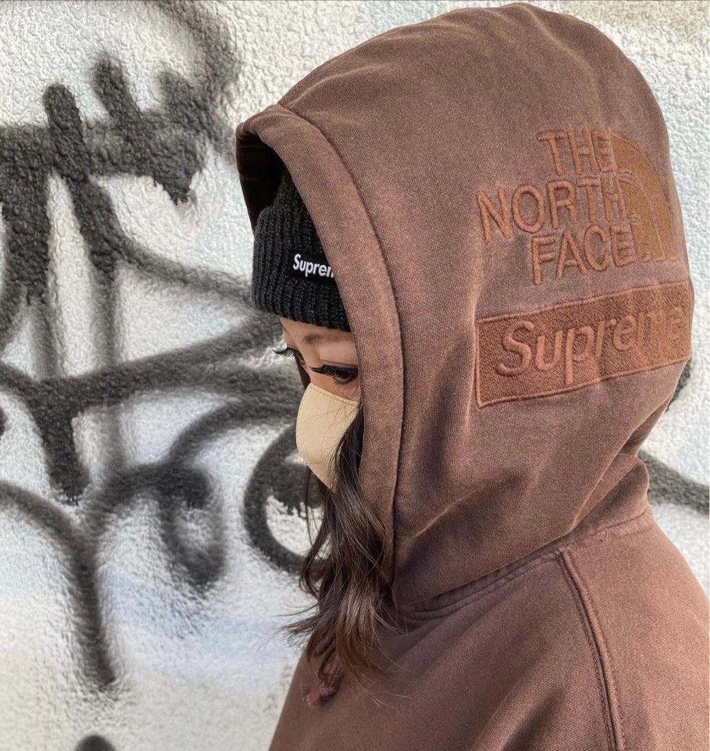 BrownSIZEThe North Face Pigment Printed Hooded - パーカー