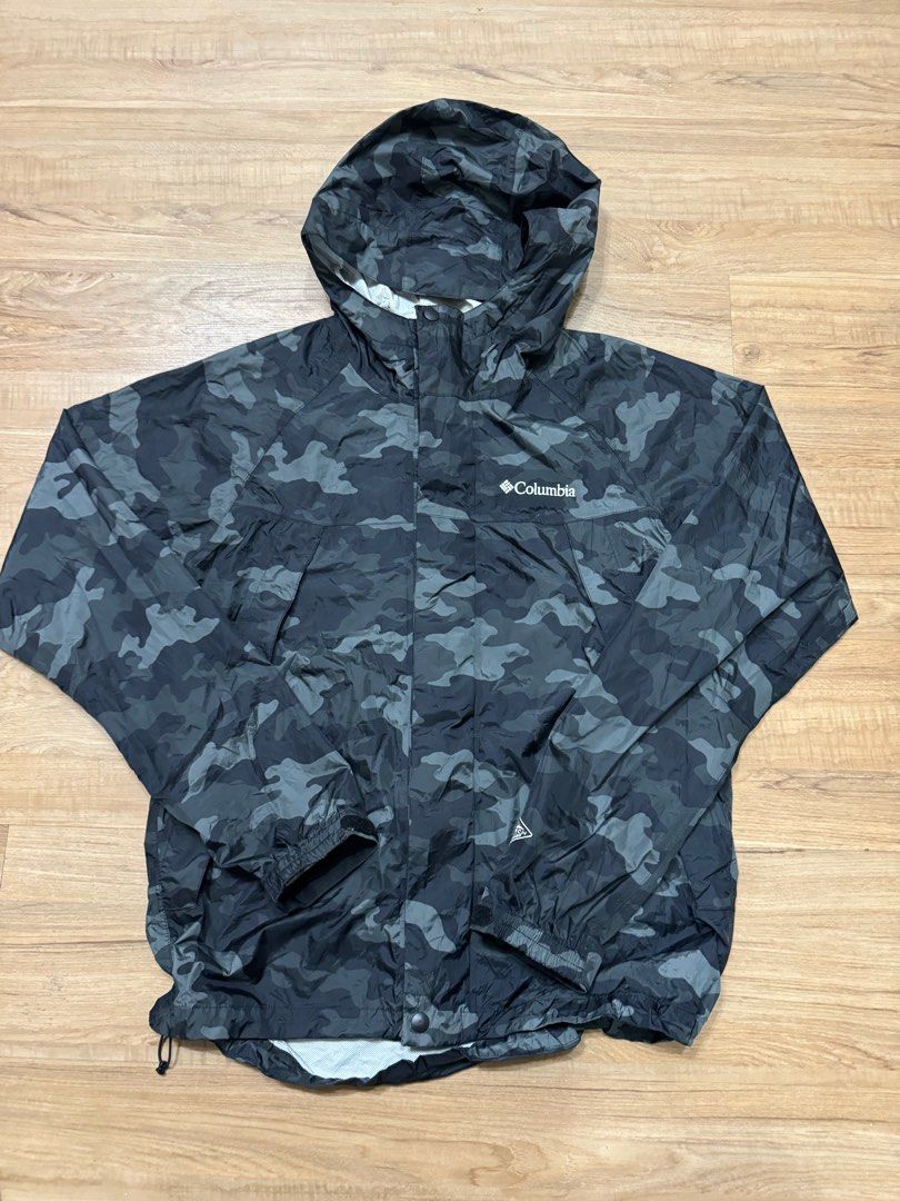 Columbia camo windbreaker shop