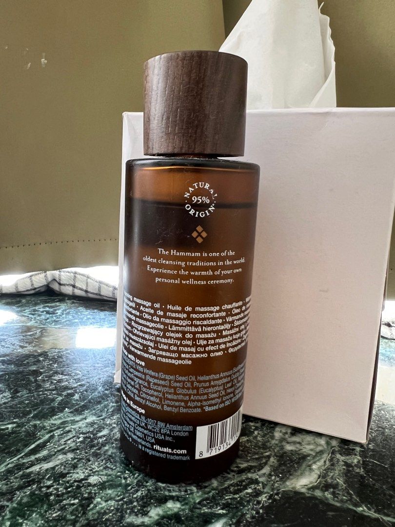 Rituals sales massage oil