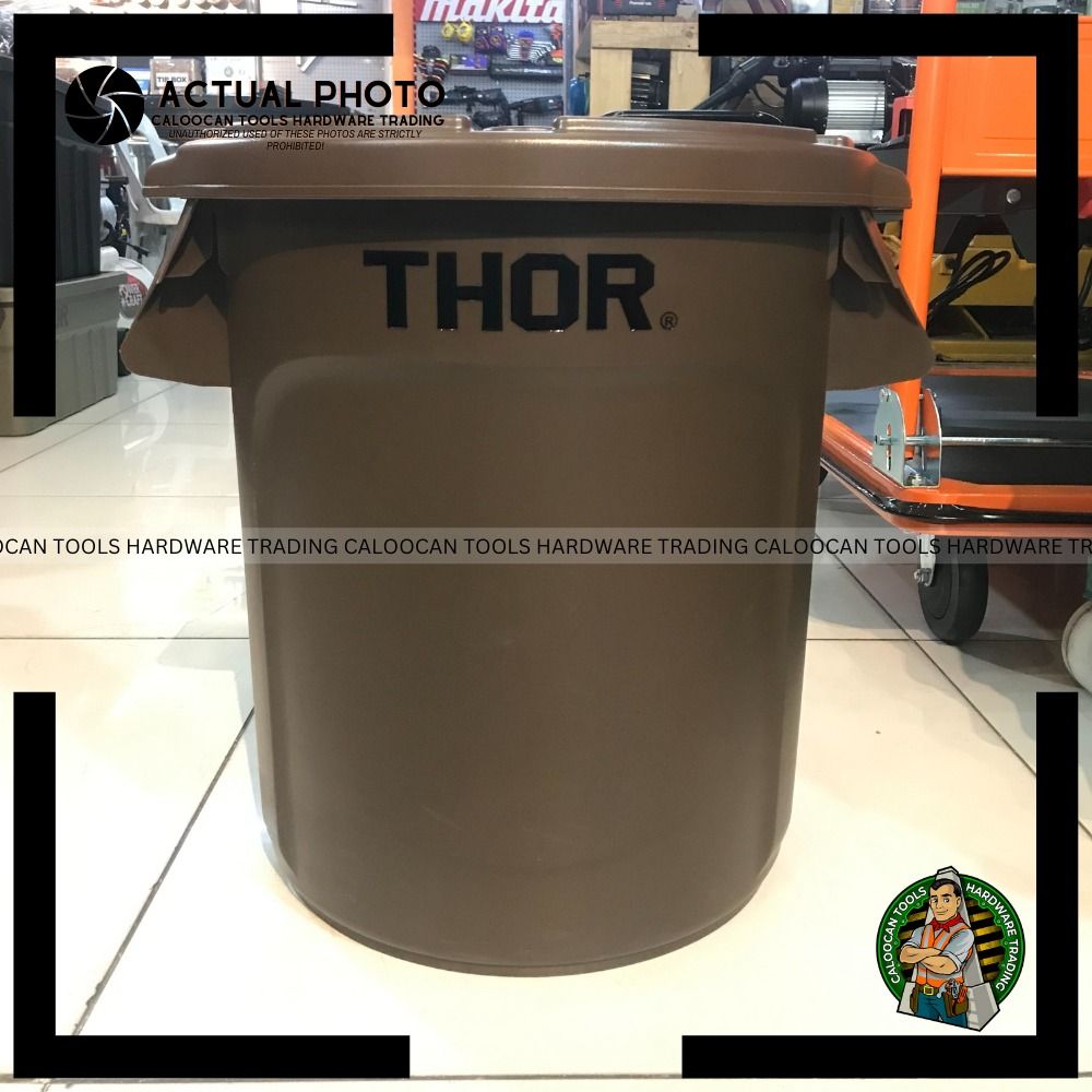 THOR 38L Stackable Storage Bin with Lid (TR 1011-BWN), Commercial ...