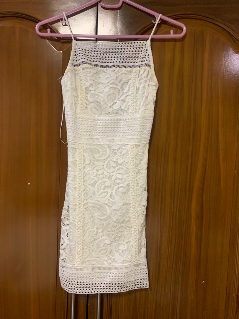 Topshop White Lace Dress, Women's Fashion, Dresses & Sets, Dresses on  Carousell