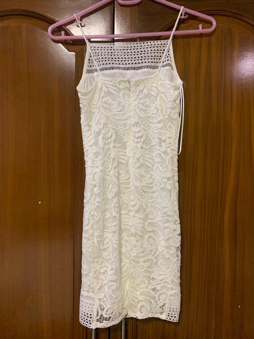 Topshop White Lace Dress Women s Fashion Dresses Sets Dresses on Carousell