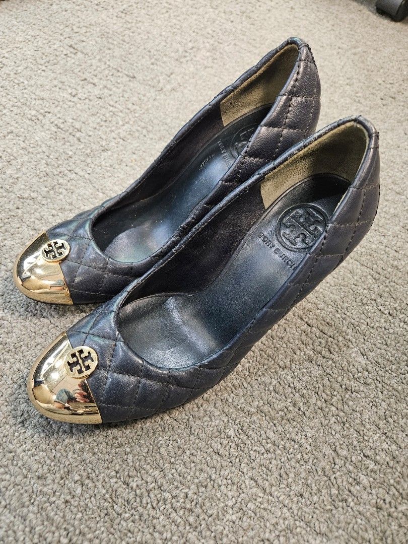 Tory Burch Kaitlin Quilted Leather Wedges