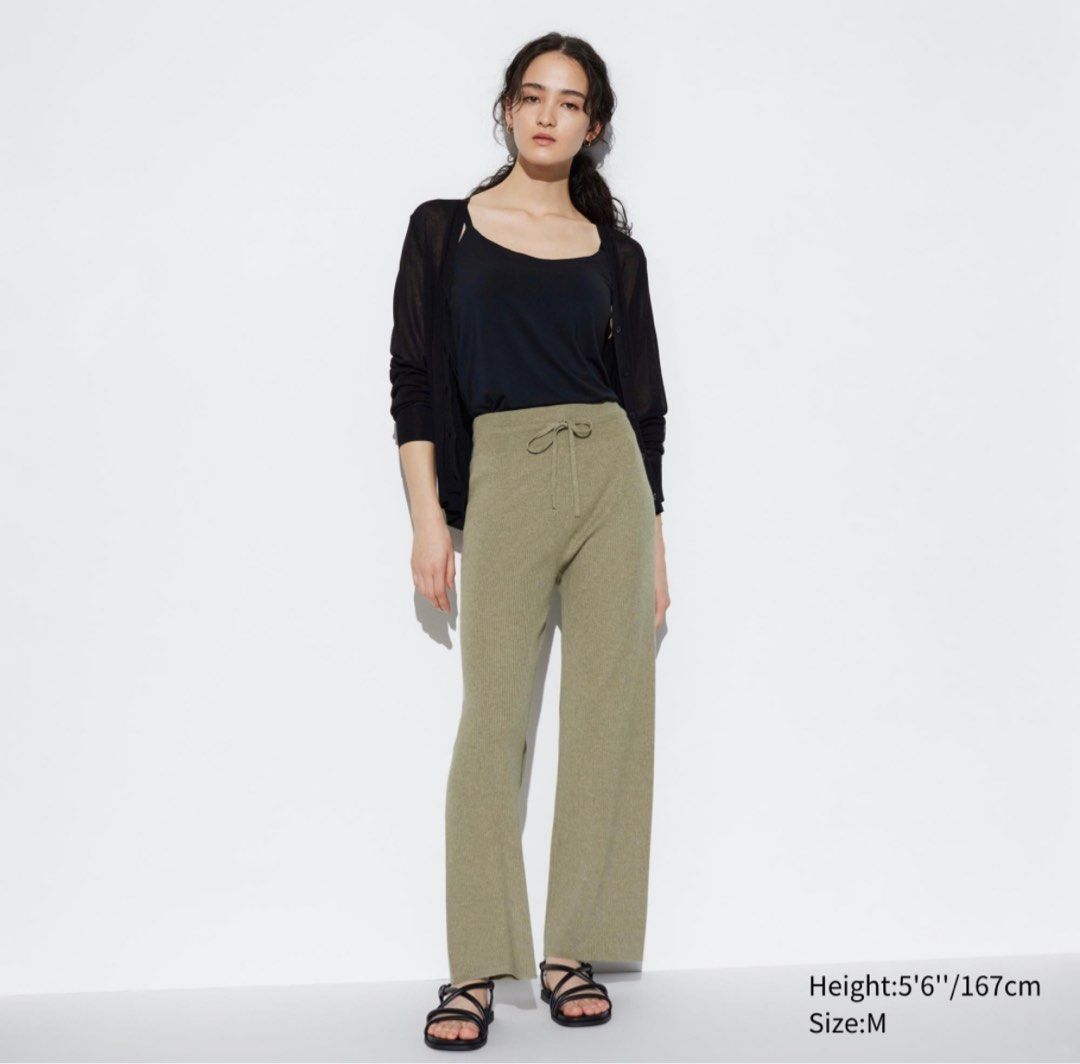 UNIQLO WASHABLE KNIT RIBBED PANTS