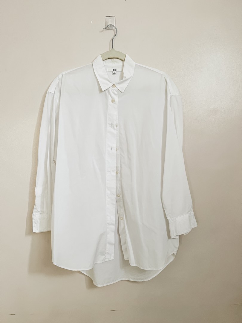 White polo uniqlo outlet