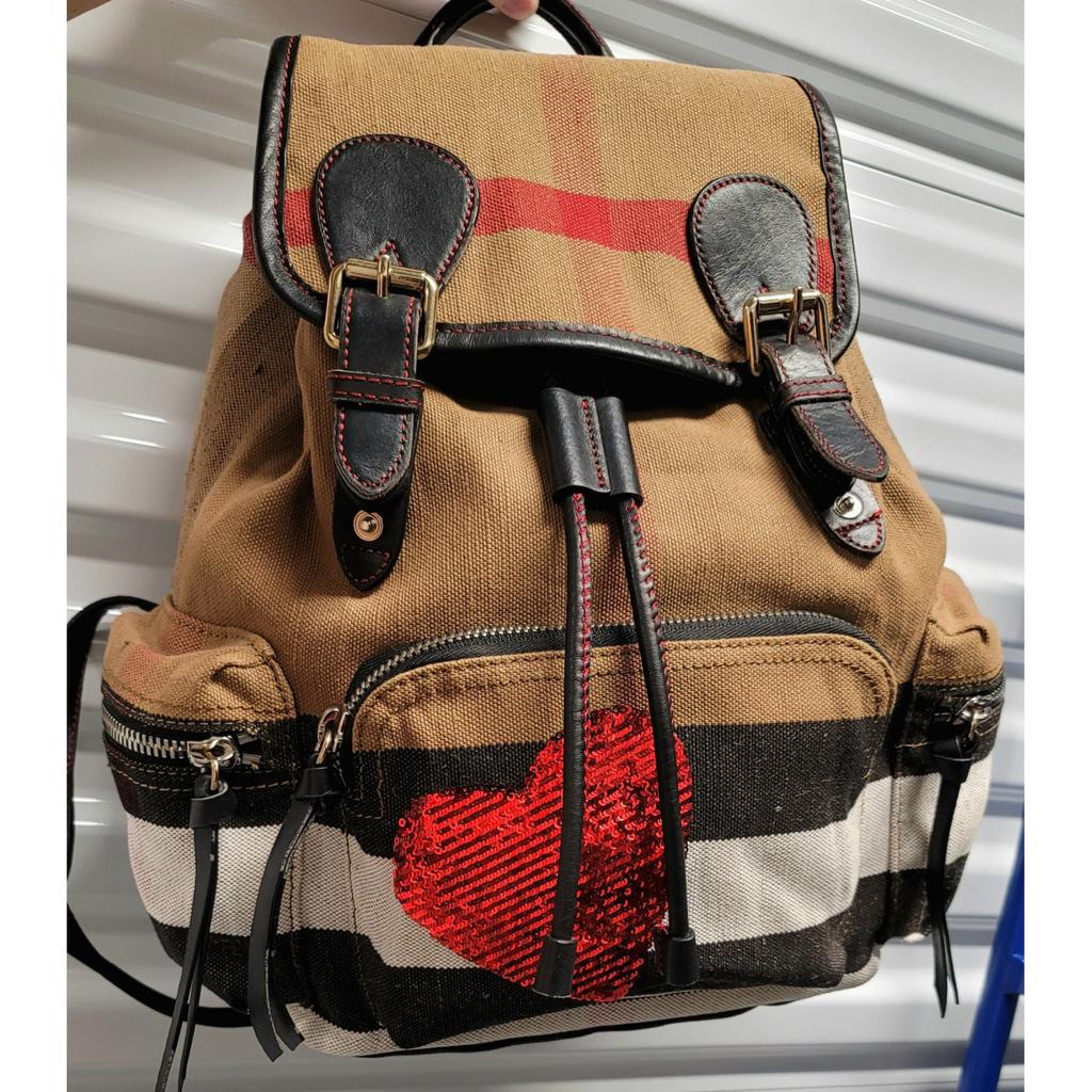 Burberry hotsell backpack sale
