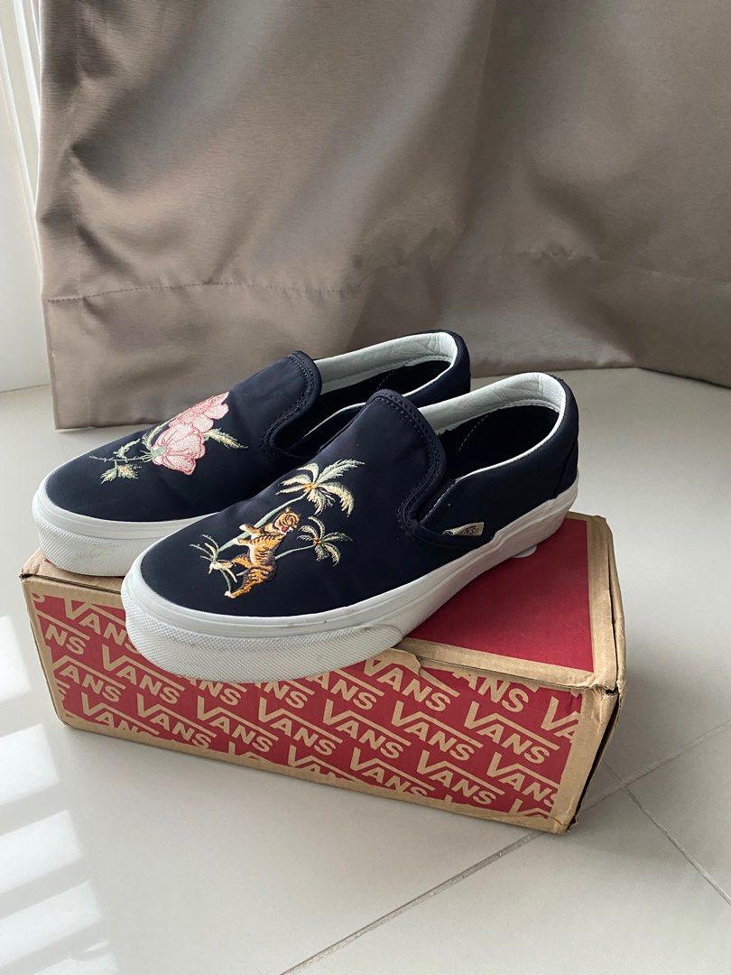 Vans california souvenir slip on hotsell