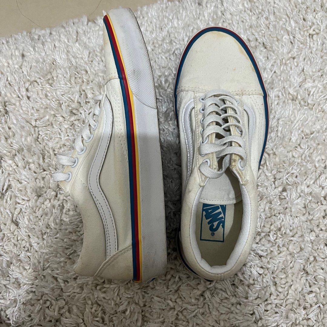 Vans rainbow on sale foxing old skool