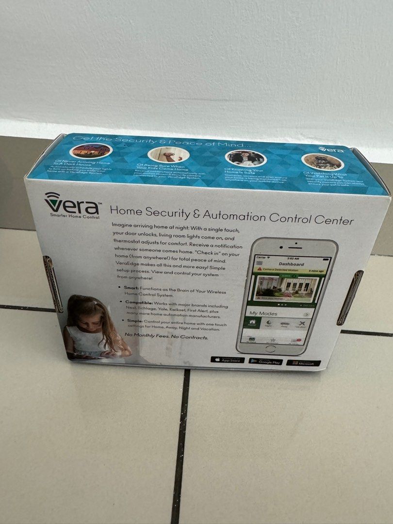 Vera edge deals google home