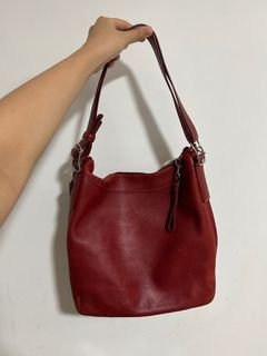 Red coach clearance handbags sale