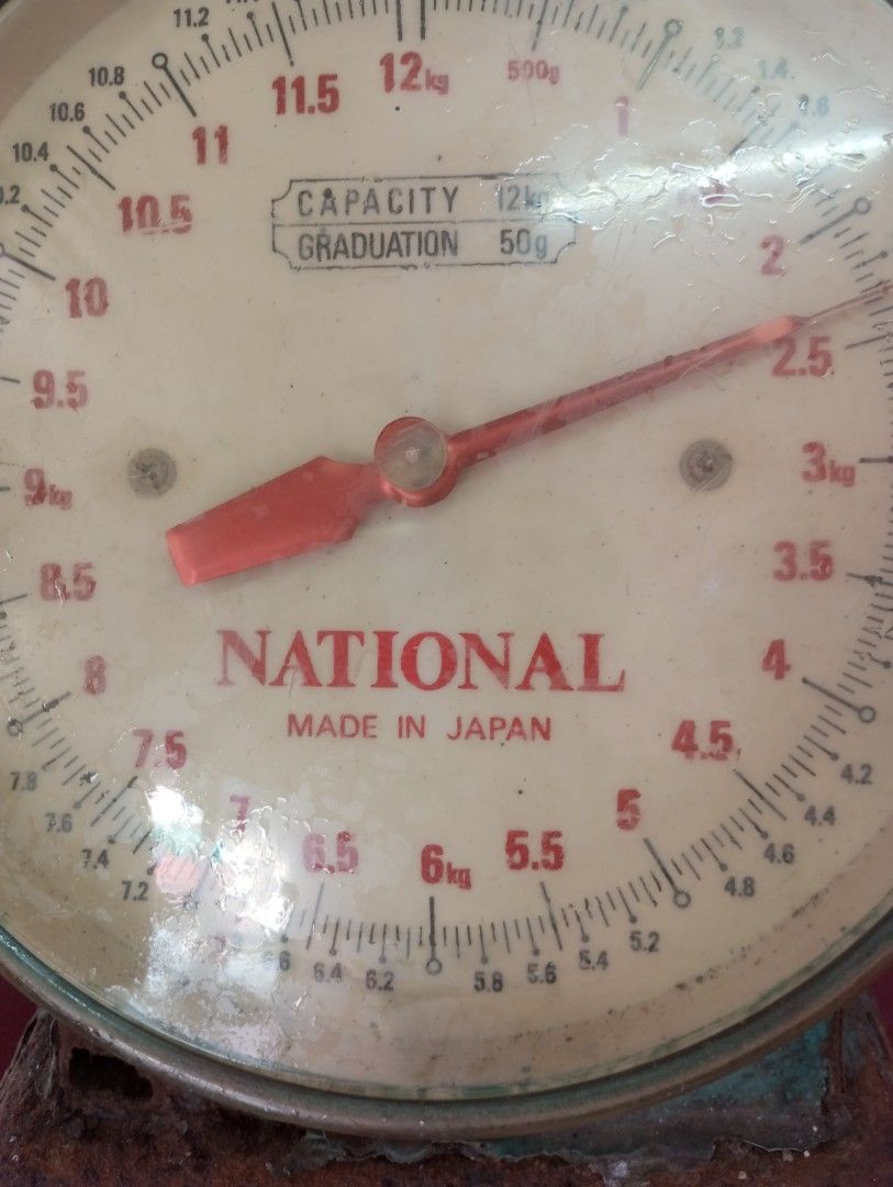 Vintage National Weighing Scale Made in Japan, Hobbies & Toys