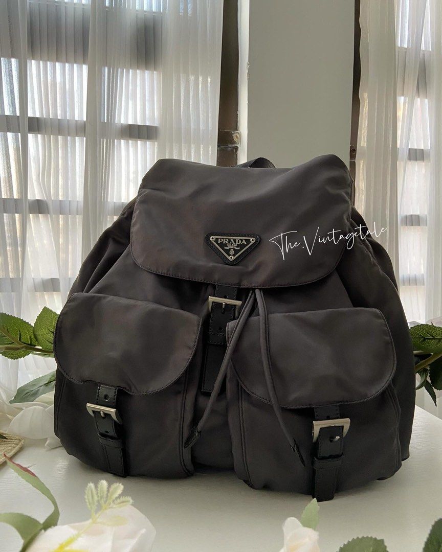 Vintage Prada Nylon Backpack Carousell