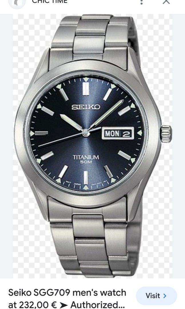 Seiko sgg709 sale