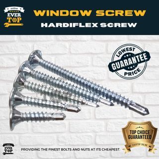 Window Screw | Hardiflex Screw Ficem Screw Flat Head Self - Drilling |