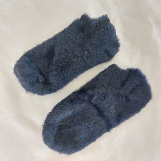 Wool Fluffy black socks