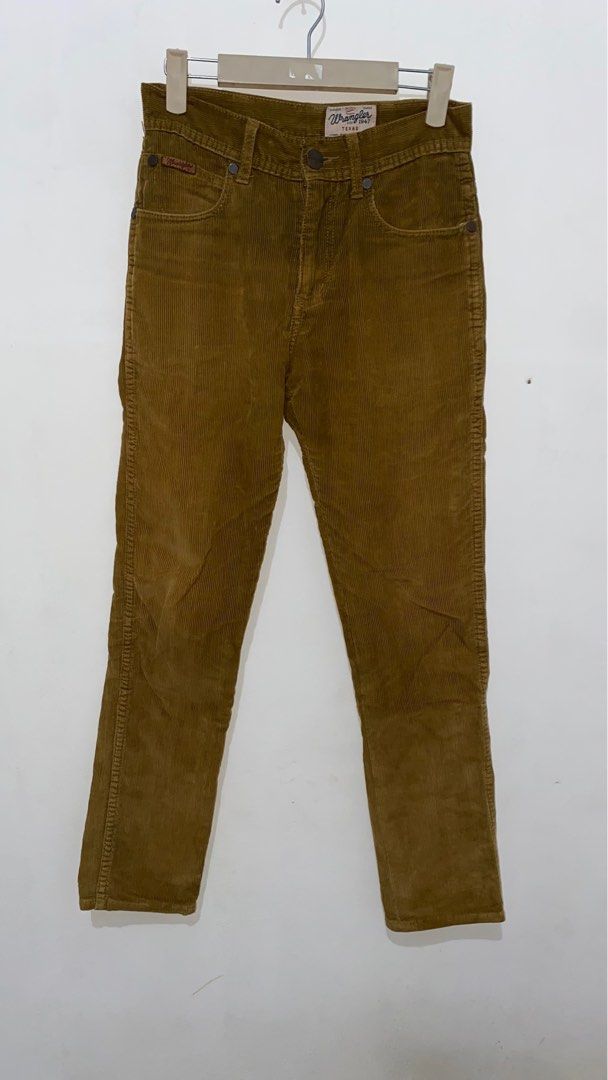 Celana Wrangler Corduroy Celana Pria