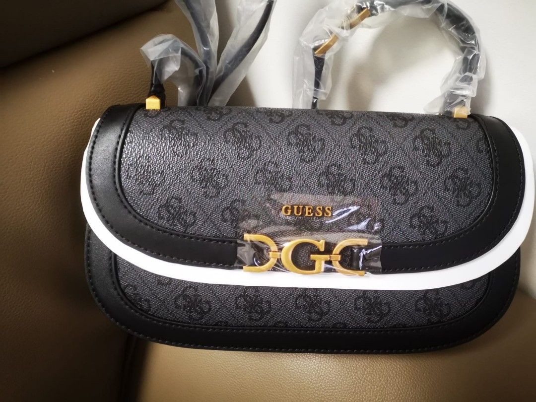 WTS Guess Dagan Crossbody Flap Bag W/Purse, Women's Fashion, Bags