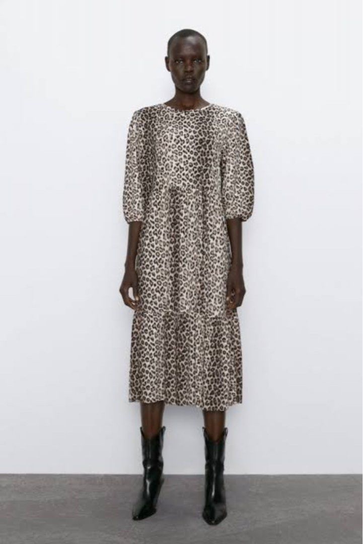 Zara animal print dress Women s Fashion Dresses Sets Dresses on Carousell