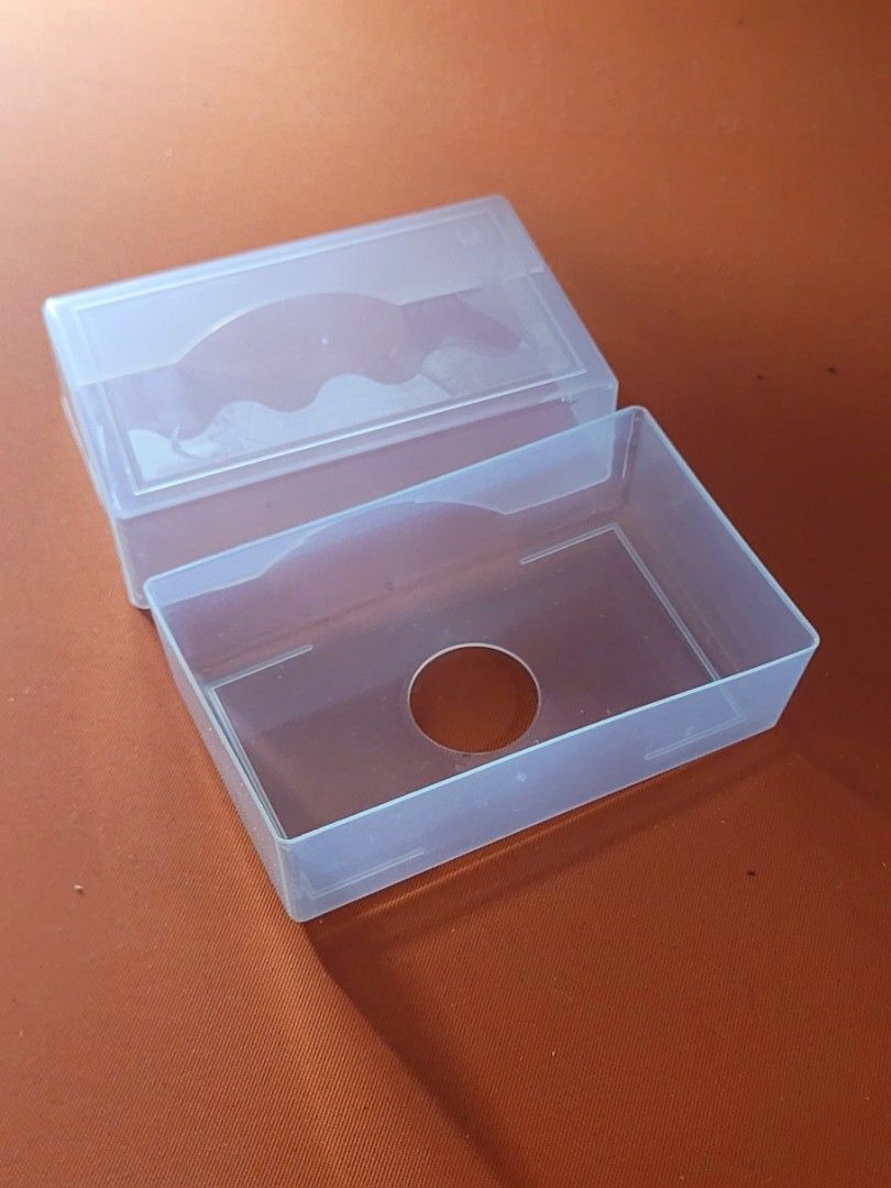 100s NAME CARD BOX PP PLASTIC (USED), Hobbies & Toys, Stationery ...
