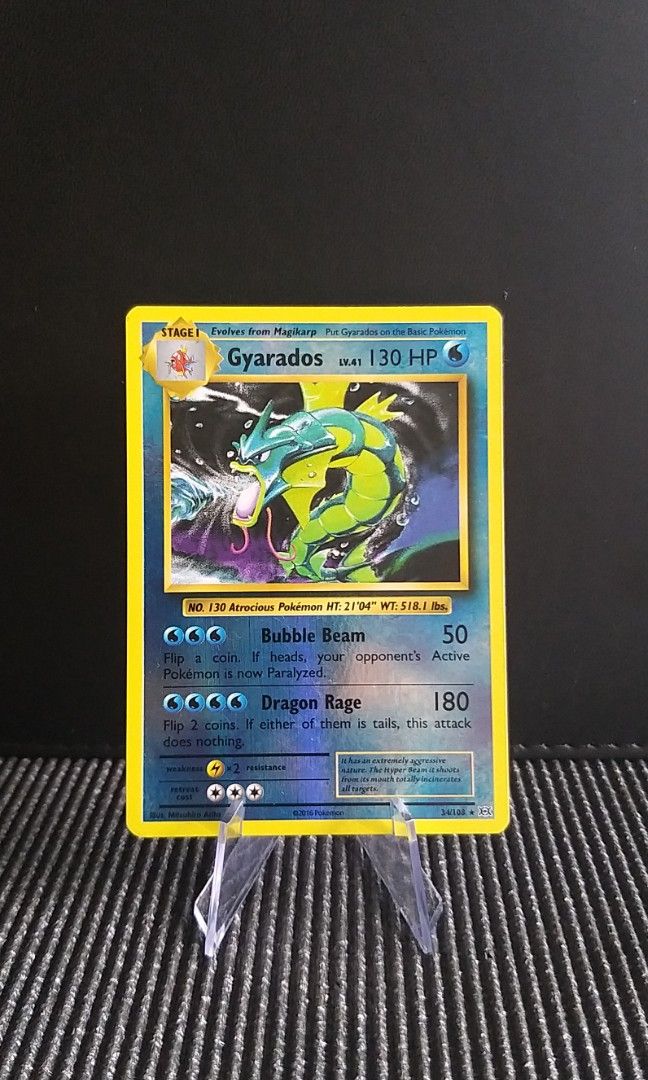 2016 Gyarados 34/108, Hobbies & Toys, Memorabilia & Collectibles, Vintage Collectibles on Carousell 2016 Gyarados 34/108, Hobbies & Toys, Memorabilia & Collectibles, Vintage Collectibles on Carousell