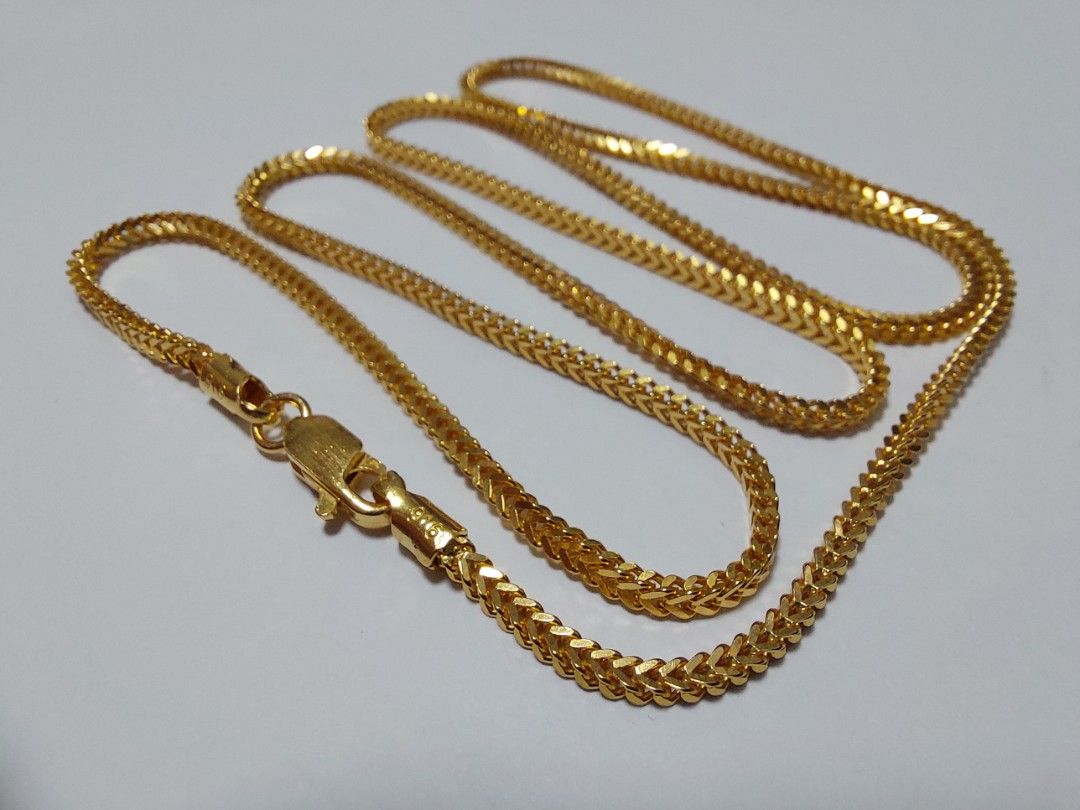 Foxtail discount chain gold