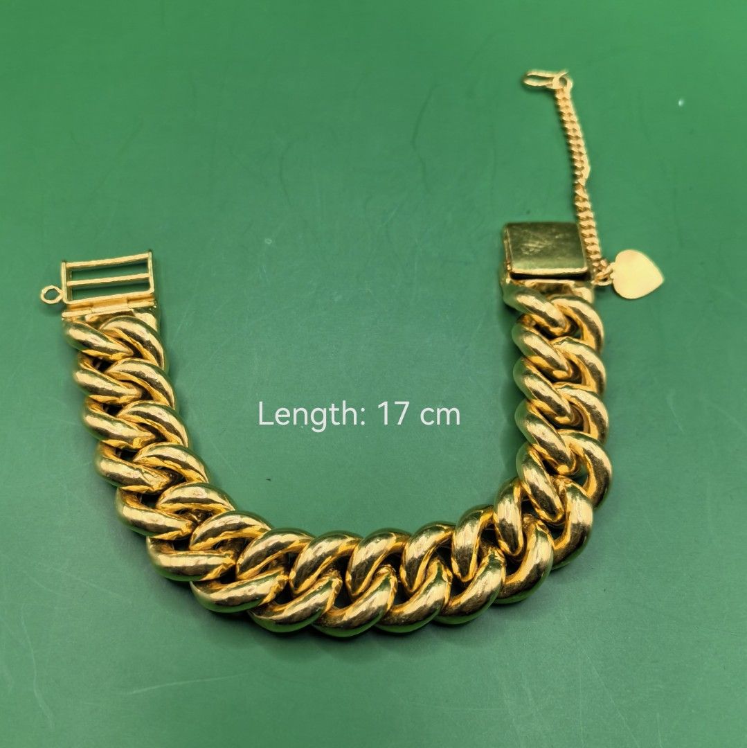 916 Gold Hollow Bracelet 57.64g