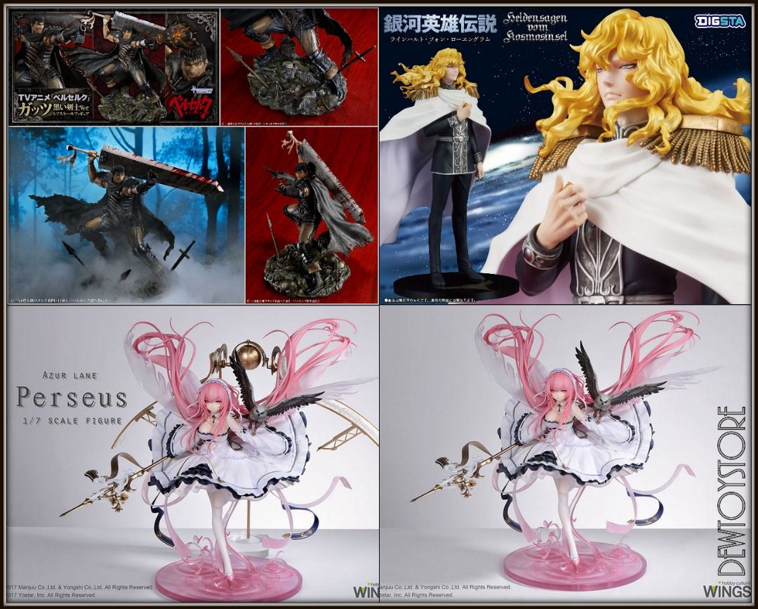 ⭐[𝗣𝗿𝗲-𝗼𝗿𝗱𝗲𝗿] Japan Statue Fixed Pose Figure - WINGS inc. 1/7 Scale  - Azur Lane - Perseus /