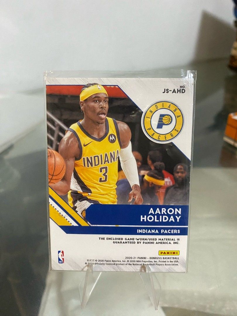 Aaron Holiday Jersey patch card Hobbies Toys Memorabilia