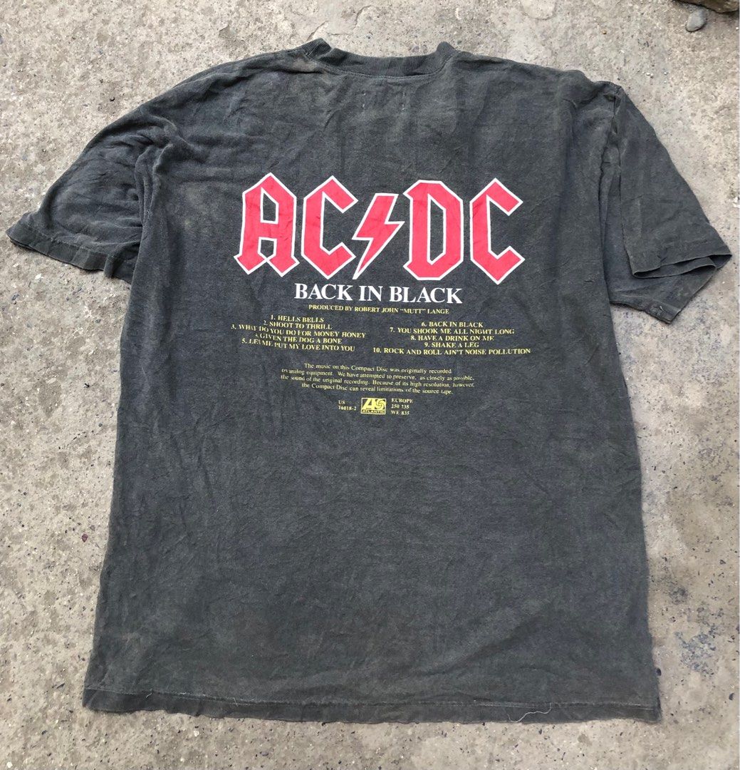 Ac Dc, Men's Fashion, Tops & Sets, Tshirts & Polo Shirts on Carousell