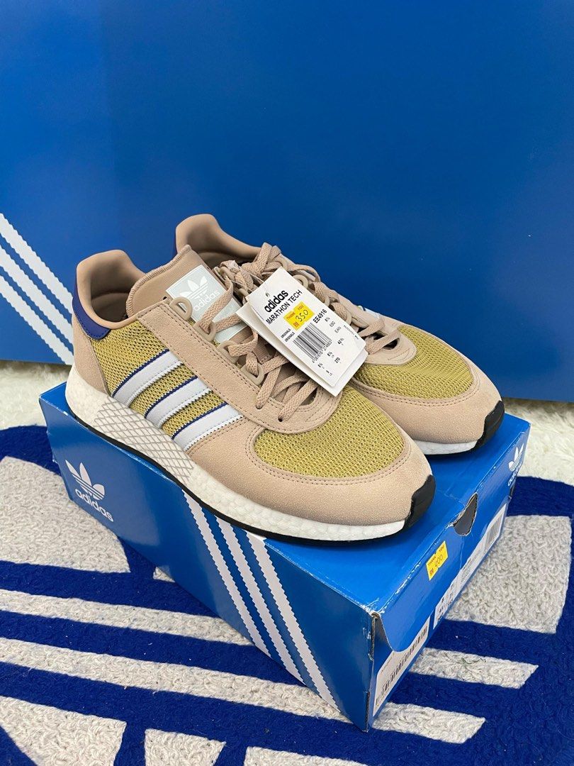 Adidas marathon tech yellow on sale